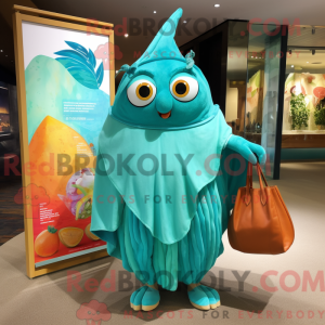 Turquoise Mango mascot...