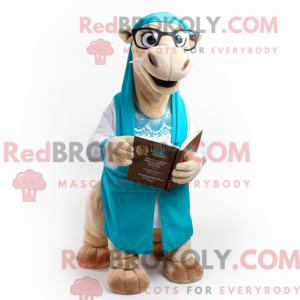 Turquoise Camel mascot...