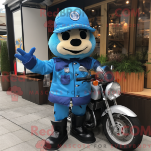 Blue Fried Rice mascot...
