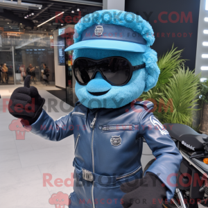 Blue Fried Rice mascot...