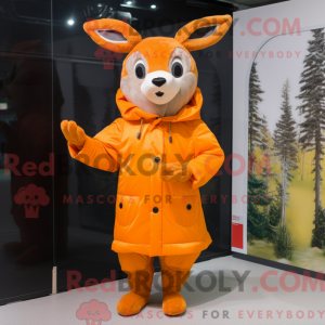 Orange Roe Deer mascot...