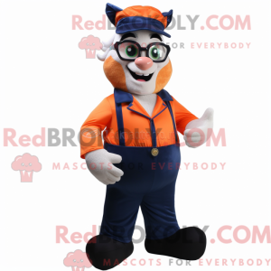 Navy oransje...