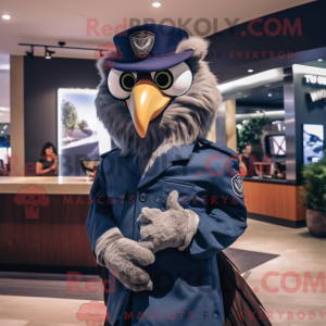 Navy Hawk mascot costume...