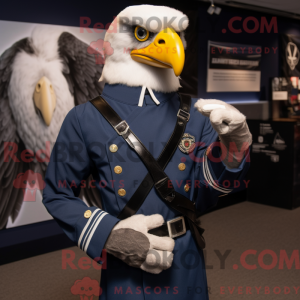 Navy Hawk mascot costume...