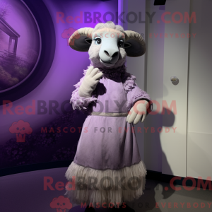 Lavender Ram Maskottchen...