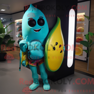 Turquoise Mango mascot...