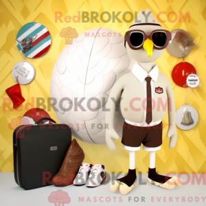 Creme Tyrkiet maskot...