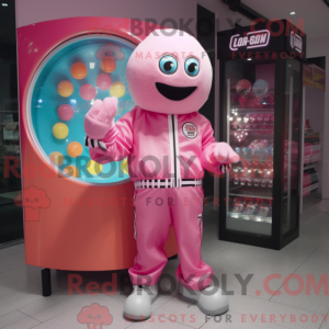 Pink Gumball Machine mascot...