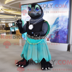 Black Sea Turtle mascot...