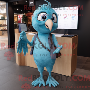 Turquoise Dove mascot...