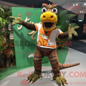 Rust Krokodille mask drakt...