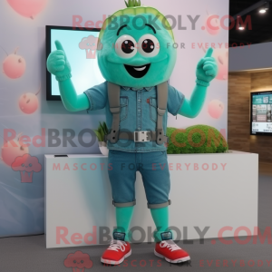 Boneco de máscara de melão...