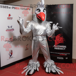Silver Roosters maskot...
