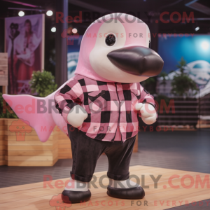 Pink Killer Whale maskot...