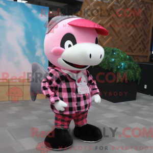 Pink Killer Whale mascot...