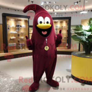 Maroon Baa Maskottchen...