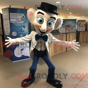 Cream Contortionist mascot...