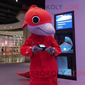 Maskotka Red Dolphin...
