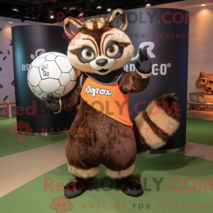 Rust Vaskebjørn maskot...