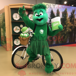 Forest Green Unicyclist...
