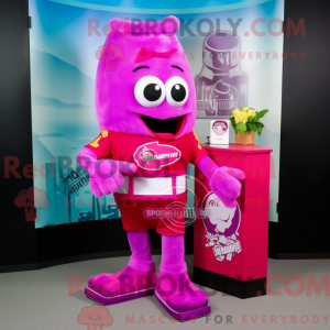 Magenta Candy Box mascot...