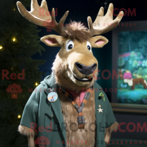 Elk mascot costume...