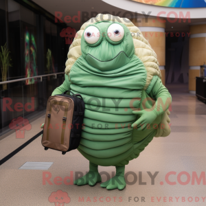 Green Trilobite mascot...