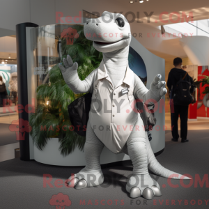 Silver Diplodocus mascot...