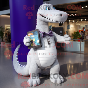 Silver Diplodocus mascot...