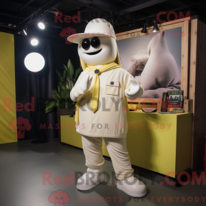 White Baa mascot costume...