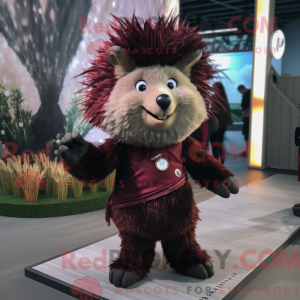 Maroon Piggsvin máscara...