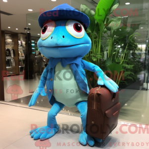 Postava maskota Sky Blue...
