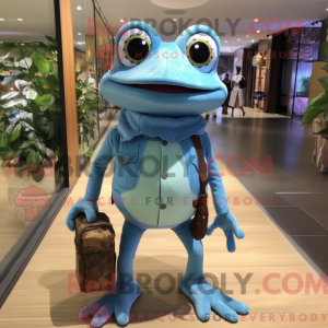 Sky Blue Frog máscara de...