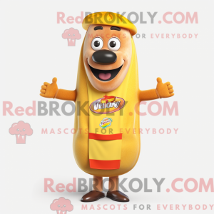 Hotdog-mascottekostuum...