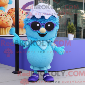 Postava maskota Blue...