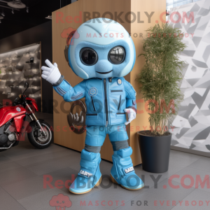 Postava maskota Sky Blue...
