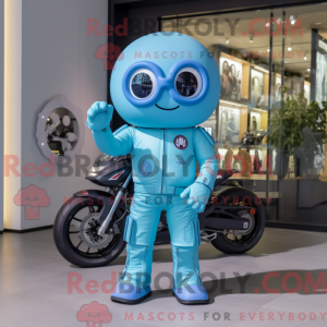 Sky Blue Candy mascot...