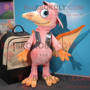 Peach Pterodactyl maskot...