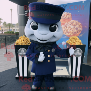 Navy Pop Corn mascot...