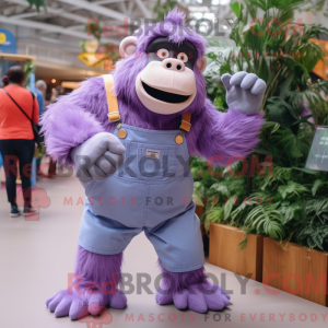 Lavender Gorilla mascot...