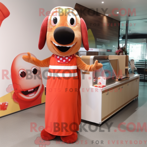 Rust Hot Dogs mascot...