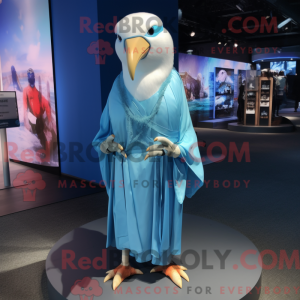 Sky Blue Albatross mascot...