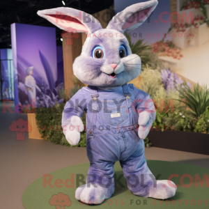 Lavender Wild Rabbit mascot...