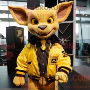 Yellow Gargoyle mascot...