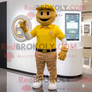 Gold Wrist Watch mascot...