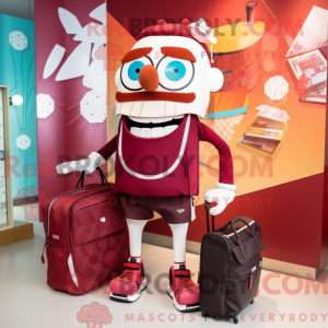 Maroon Acrobat mascot...