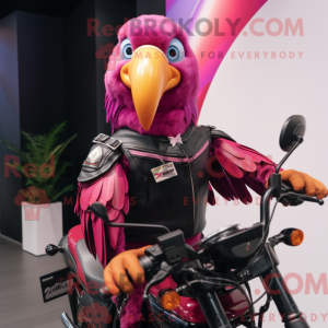 Magenta Toucan maskot...