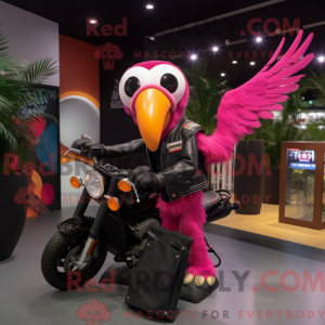 Magenta Toucan maskot...