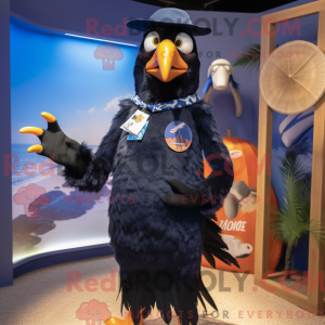 Navy Crow mascot costume...