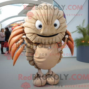 Máscara de bronze trilobita...